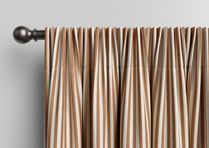 The British Stripe Co. Catherine, Teinbridge No.2 - Made to Measure Curtains - Image 9